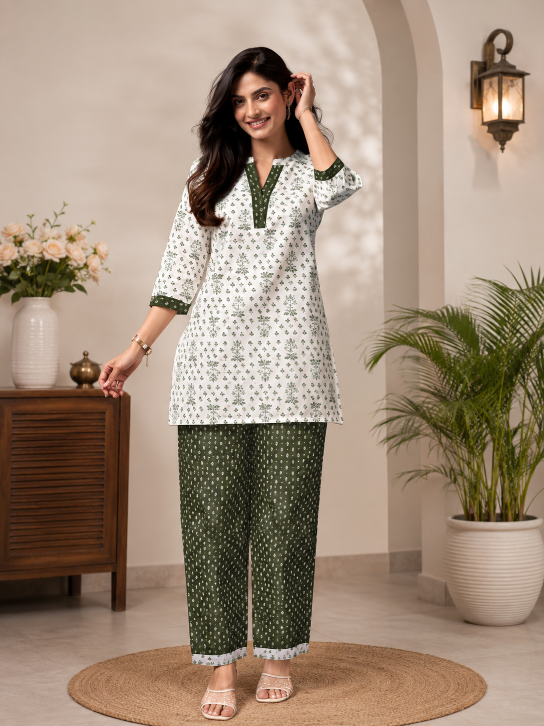 PANKH – Premium Slub Printed Co-Ord Set