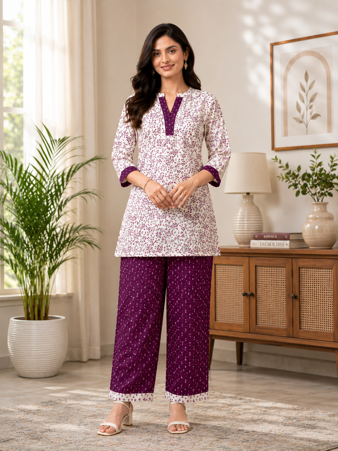 PANKH – Premium Slub Printed Co-Ord Set