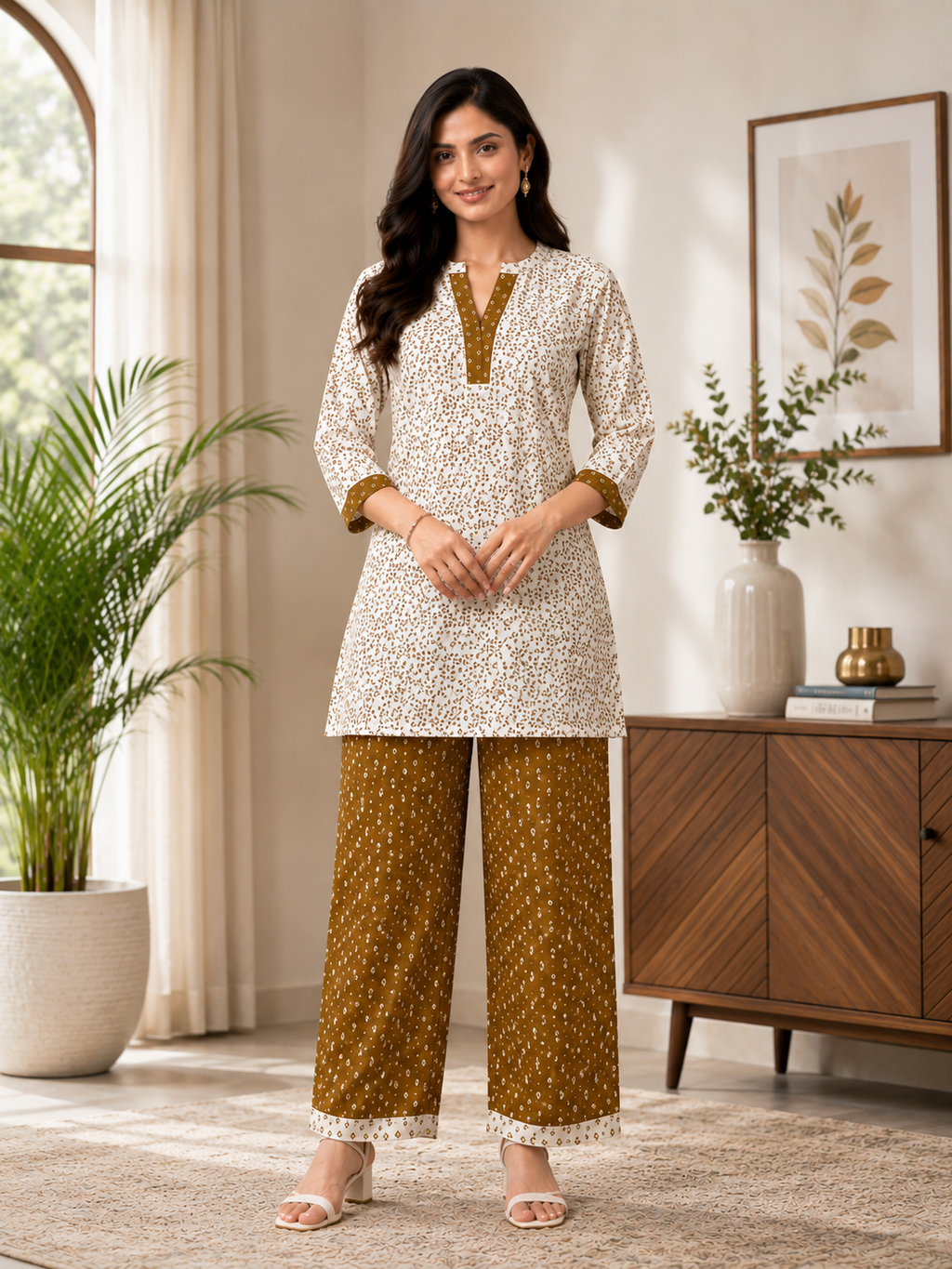 PANKH – Premium Slub Printed Co-Ord Set