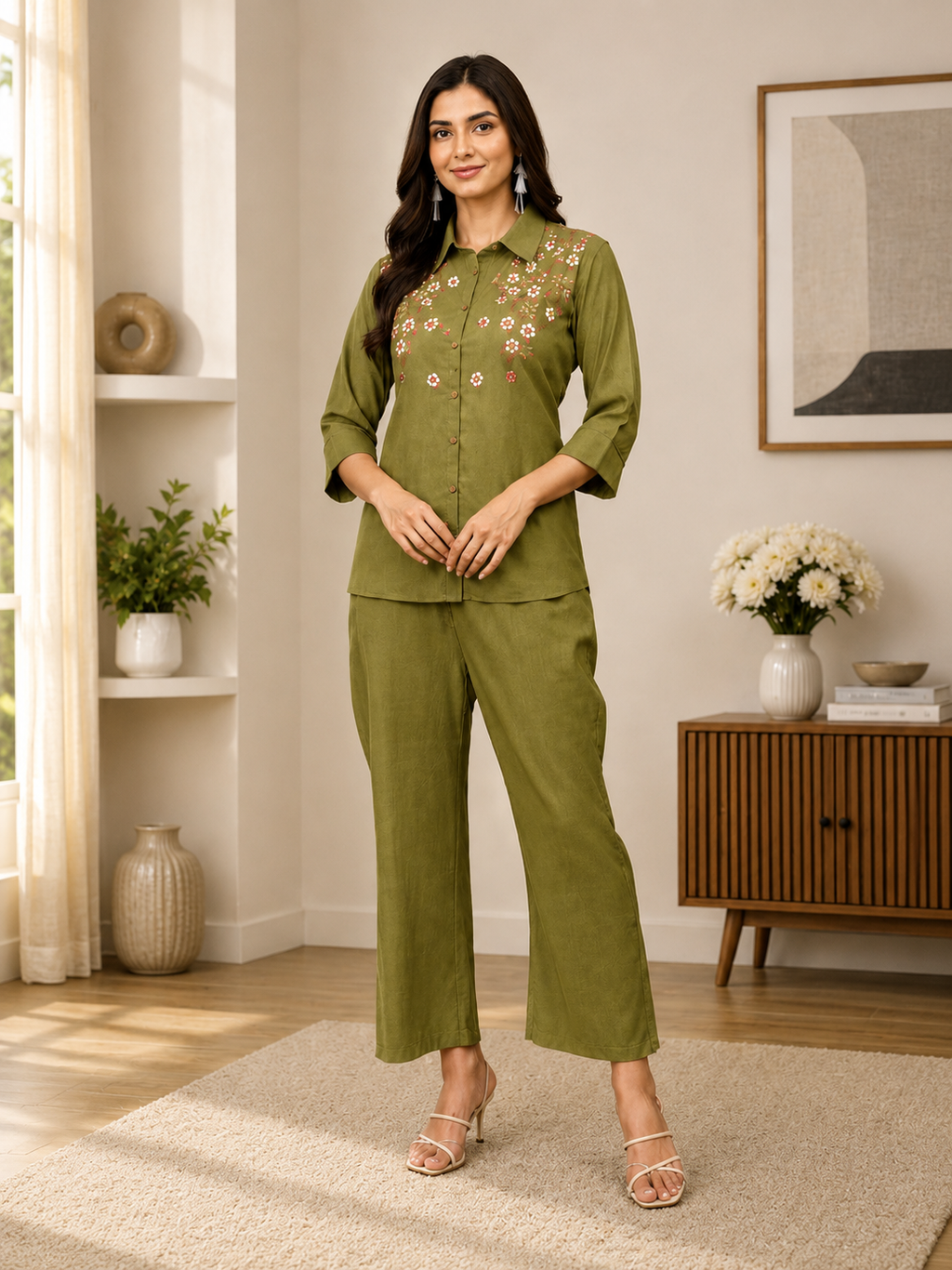 Viscose Weaving Office Wear