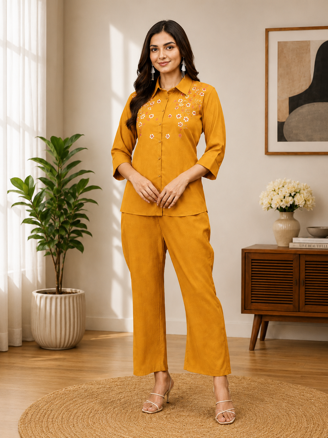 Viscose Weaving Office Wear