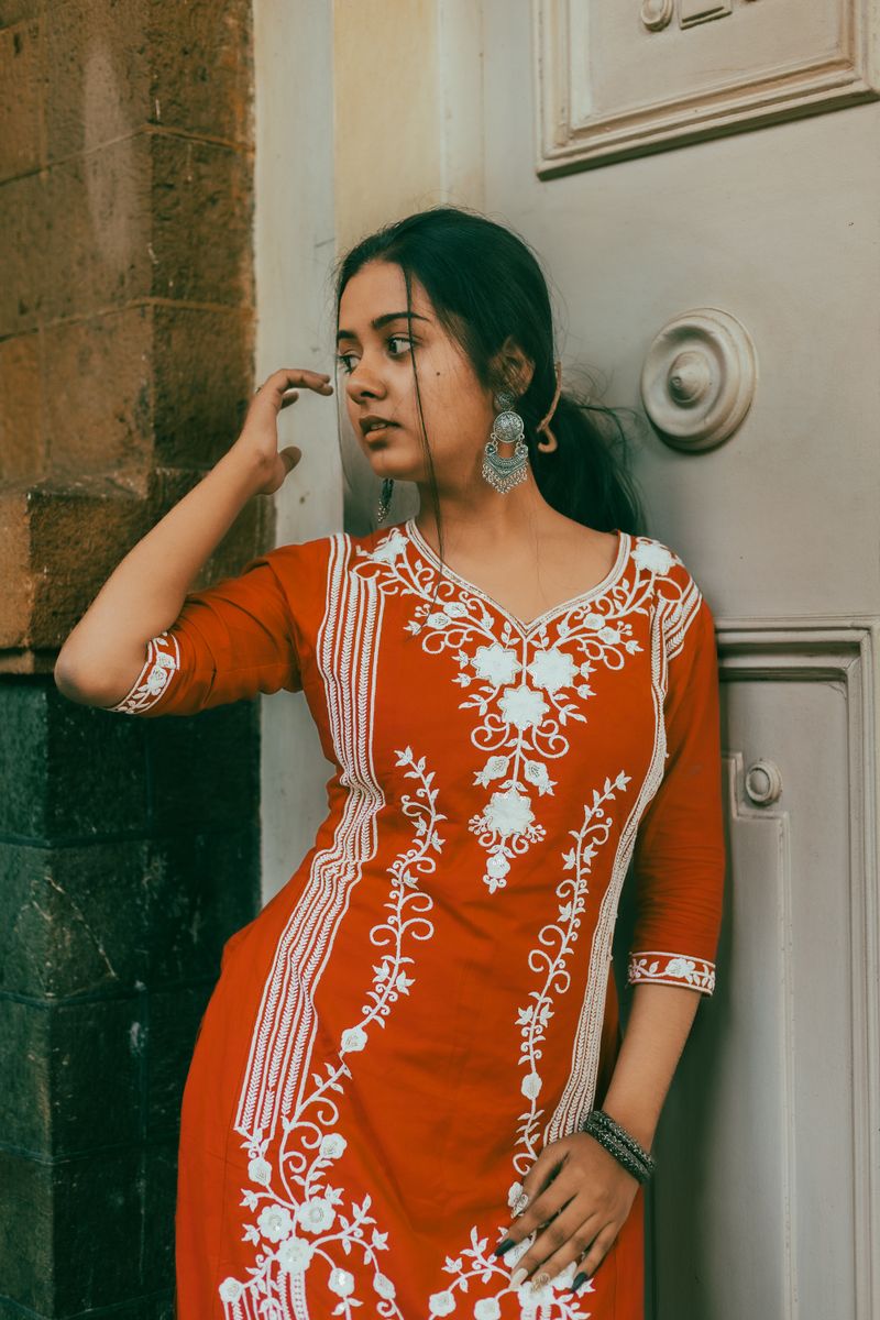 Ajrak Patch Rayon Short Top