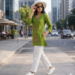 fancy Top Fabric:- Dhabhu cotton