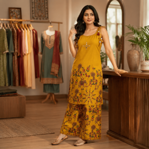 Fancy Cotton Flex Co-Ord Set for Women – Spaghetti Dori Latkan | 2-Piece Ethnic Wear